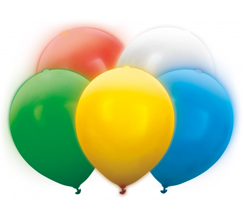 Svetielkujúce balóny - mix 5ks